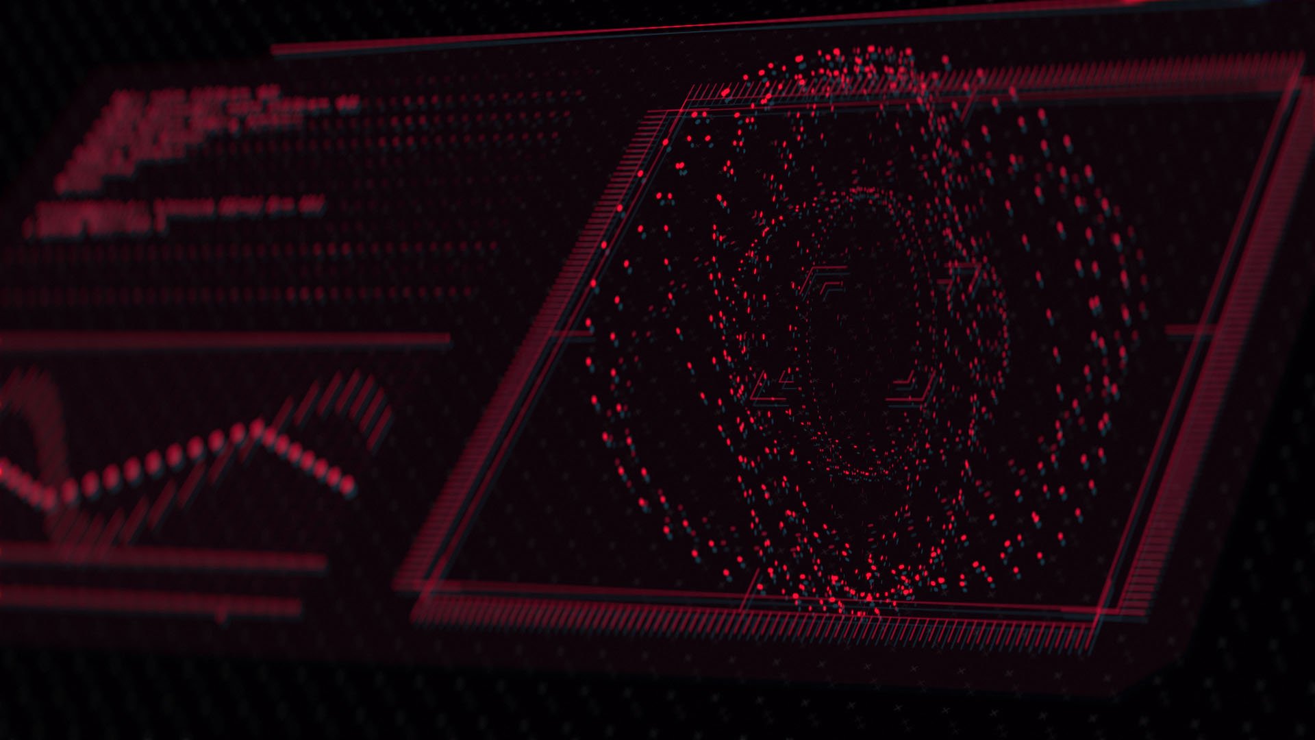 sci-fi particle dial