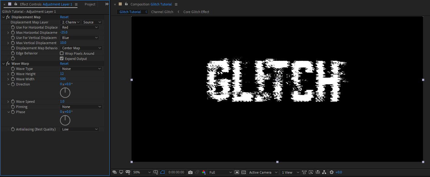 Creation Glitch Effects for After Effects