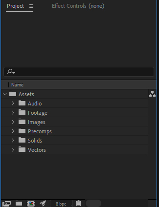 after effects folder structure