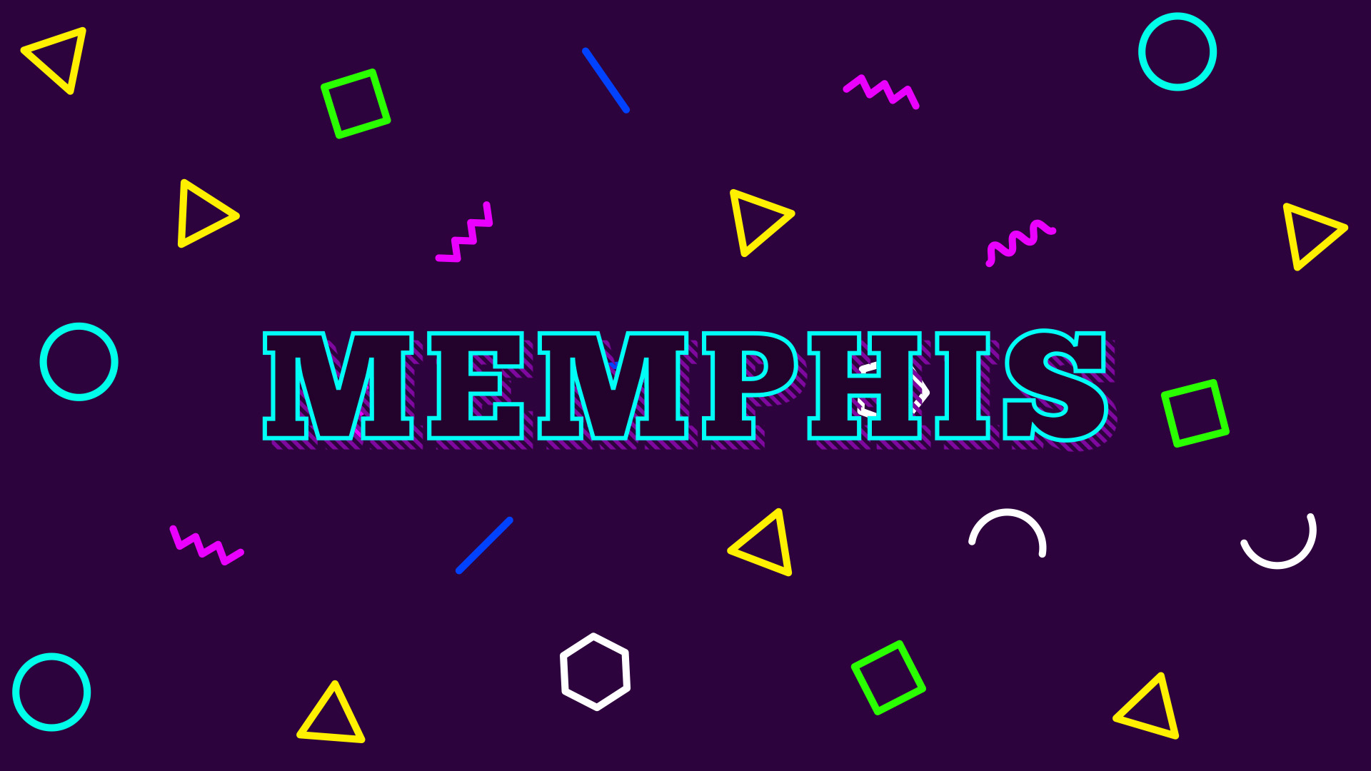 Memphis Pattern generator for After Effects
