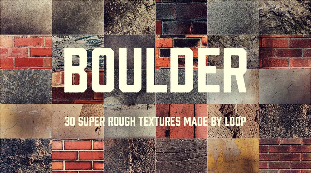 Boulder rock texture pack