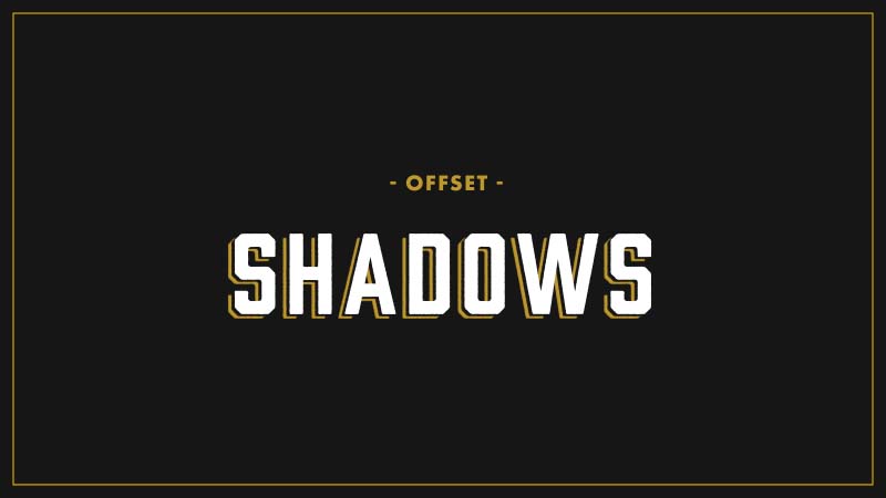 Offset drop shadow for After Effects