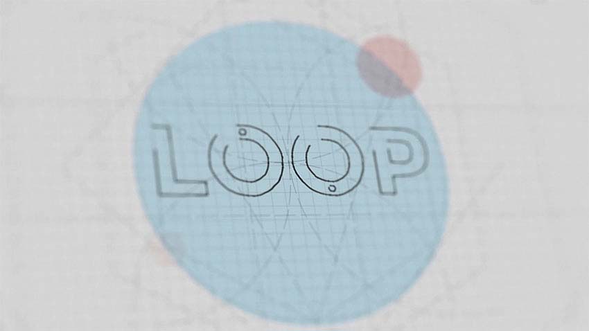 write-on logo animation template